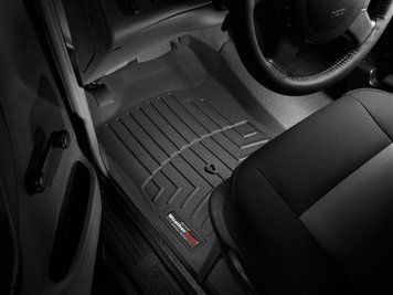Коврики автомобильные 3D Лайнеры передние Ford Ranger EUR 2004 - 2010 черный WeatherTech 440241 440241. фото