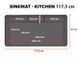 Коврик кухонный под раковину 117 x 57 см бежевый WeatherTech USM03BXTN USM03BXTN фото 11
