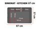 Коврик кухонный под раковину 117 x 57 см бежевый WeatherTech USM03BXTN USM03BXTN фото 10