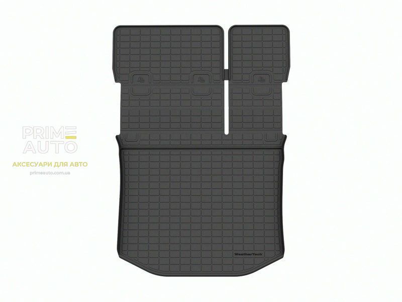 Килим в багажник на спинку сидінь 3D High Performance Jeep Grand Cherokee 2011 - 2022 чорний WeatherTech 401502IM 401502IM фото