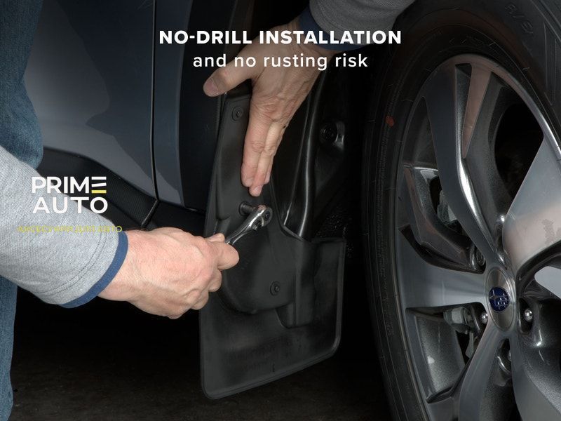 Брызговики передние Hyundai Tucson Plug-In Hybrid 2025 - 2026 черный WeatherTech 110139 110139.. фото