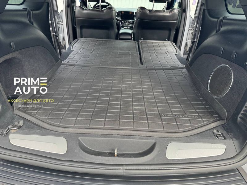 Килим в багажник на спинку сидінь 3D High Performance Jeep Grand Cherokee 2011 - 2022 чорний WeatherTech 401502IM 401502IM фото