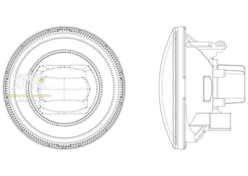 Противотуманные фары DoubleTap LED Ford Explorer 2008-2010 AlphaRex 210007 210007._ фото