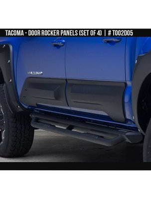Молдинги бокові Toyota Tacoma 2016-2023 чорний AIR DESIGN TO02D05 TO02D05 фото
