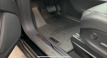 Килими автомобільні 3D Лайнери передні Tesla Model X 2016 - 2020 чорний WeatherTech 448691 448691 фото