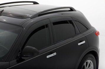 Дефлекторы окон клеящиеся дымчатые LOW PRO Nissan Murano 2009-2014 к-т 6 шт AVS 896002 896002 фото