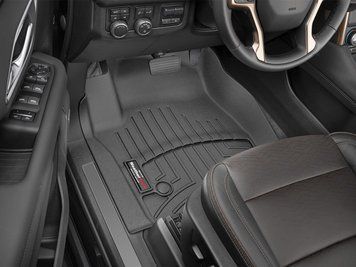 Килими автомобільні 3D Лайнери передні Chevrolet Suburban 2021 - 2025 чорний WeatherTech 4416321 4416321&hellip; фото