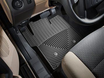 Килими гумові передні Ford F-450 2011 - 2016 чорний WeatherTech W203 W203.. фото