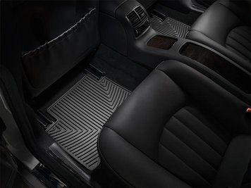 Килими гумові другого ряду Mercedes-Benz E-Class 2003 - 2010 чорний WeatherTech W105 W105. фото
