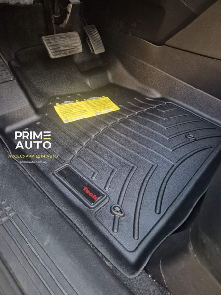 Коврики автомобильные 3D Лайнеры передние Honda Pilot 2009 - 2015 черный WeatherTech 441741 441741 фото