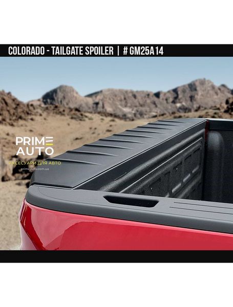 Спойлер на задній борт Chevrolet Colorado 2016-2023 чорний AIR DESIGN GM25A14 GM25A14 фото