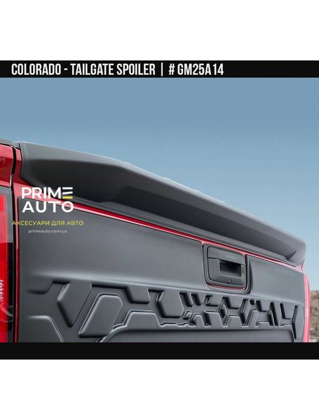 Спойлер на задній борт Chevrolet Colorado 2016-2023 чорний AIR DESIGN GM25A14 GM25A14 фото