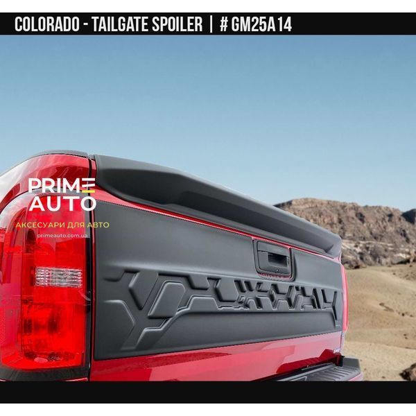 Спойлер на задний борт Chevrolet Colorado 2016 - 2026 черный AIR DESIGN GM25A14 GM25A14 фото