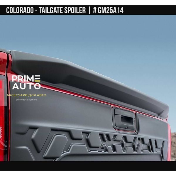 Спойлер на задний борт Chevrolet Colorado 2016 - 2026 черный AIR DESIGN GM25A14 GM25A14 фото