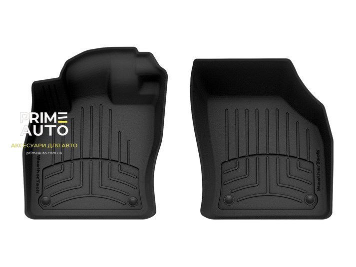 Коврики автомобильные 3D Лайнеры High Performance передние Skoda Octavia 2013 - 2020 черный WeatherTech 444961IM 444961IM: фото