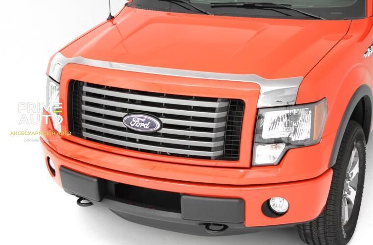 Дефлектор капота клеющий хромированый Ford F-150 2009 - 2014 Husky Liners 2892001 2892001 фото