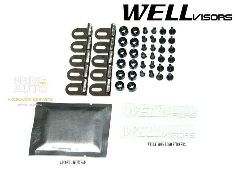 Дефлекторы окон к-т 4 шт Premium серия Volkswagen Golf 1993 - 1998 Hatchback Wellvisors 3-847VW005 3-847VW005 фото