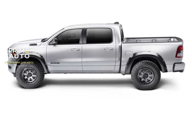 Розширювачі арок задні 2 шт Ram 1500 2019-2026 Pocket-style чорний Bushwacker 50054-02 50054-02 фото