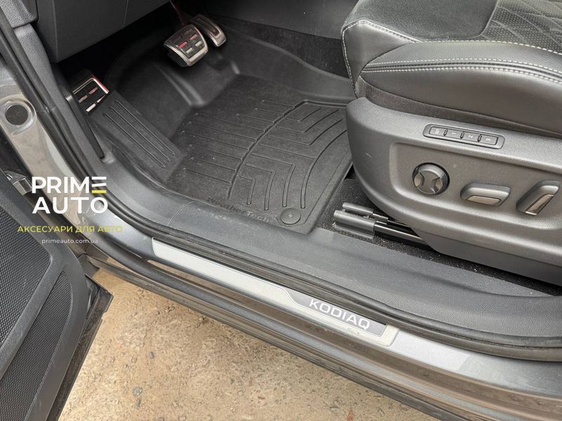 Килими автомобільні 3D Лайнери High Performance передні Skoda Kodiaq 2017 - 2024 чорний WeatherTech 449891IM 449891IM&hellip;. фото