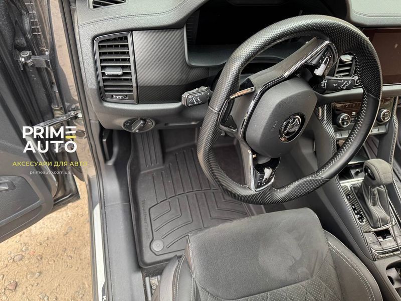 Килими автомобільні 3D Лайнери High Performance передні Skoda Kodiaq 2017 - 2024 чорний WeatherTech 449891IM 449891IM&hellip;. фото