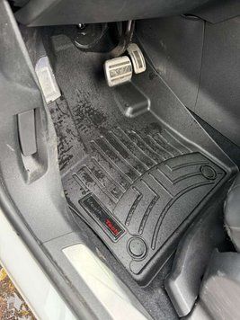 Коврики автомобильные 3D Лайнеры передние Opel Grandland/X 2017 - 2024 черный WeatherTech 4412541 4412541... фото
