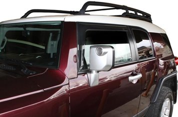 Дефлектори вікон клеючі темні Toyota FJ Cruiser 2007-2014 передні, AVS 92735 92735 фото
