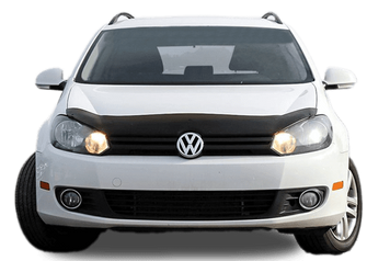 Дефлектор капота Volkswagen Golf 2010-2014 гладкий FormFit HD21L10 HD21L10. фото