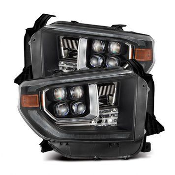 Передні фари Toyota Tundra 2014-2021 LED NOVA серія чорні AlphaRex 880833 880833 фото