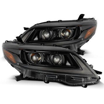 Передні фари Toyota Sienna 2011-2020 LED PRO серія колір Alpha-Black AlphaRex 880763 880763 фото