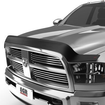 Дефлектор капота RAM/Dodge Ram 2500 2010 - 2019 темный матовый EGR 302855 302855. фото