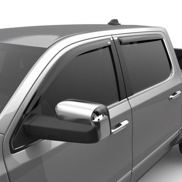 Дефлектори вікон к-т 4 шт клеючі Ram 1500 2019-2026 темні димчаті Crew Cab EGR 642951 642951 фото