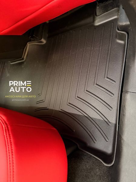 Килими автомобільні 3D Лайнери 2й ряд Honda Prologue 2024 - 2026 чорний WeatherTech 4418902 4418902. фото
