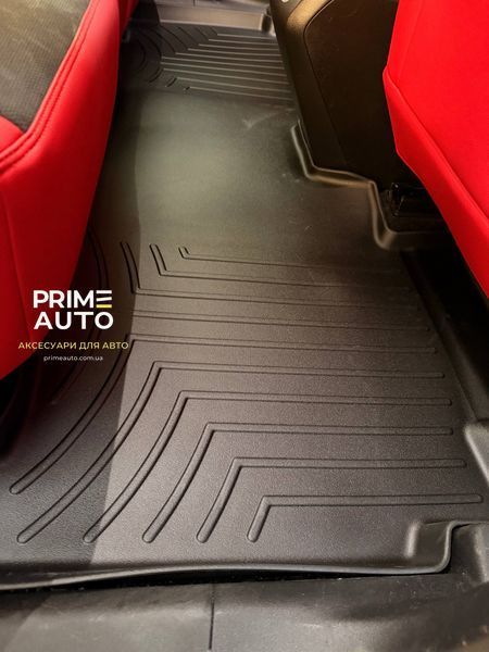 Килими автомобільні 3D Лайнери 2й ряд Honda Prologue 2024 - 2026 чорний WeatherTech 4418902 4418902. фото