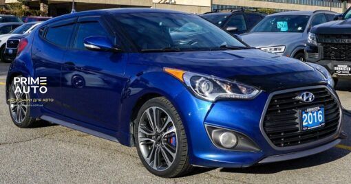 Дефлектор капота Hyundai Veloster 2013-2018 гладкий FormFit HD10Q13 HD10Q13 фото