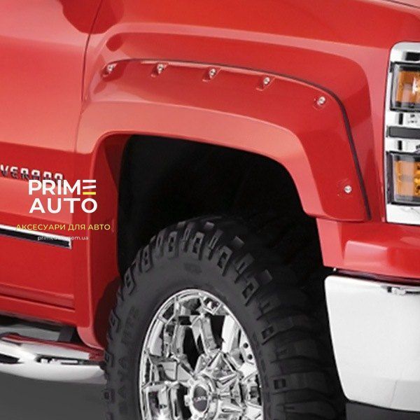 Расширители арок комплект 4 шт Chevrolet Silverado 1500 2014-2018 Pocket-style черный Bushwacker 40957-02 40957-02 фото