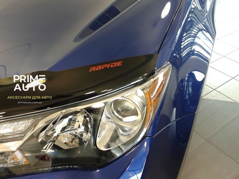 Дефлектор капоту Toyota RAV4 2013-2018 гладкий FormFit RFT033 RFT033 фото