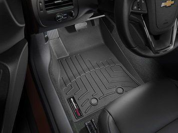 Килими автомобільні 3D Лайнери передні Chevrolet Volt 2011 - 2015 чорний WeatherTech 445271 445271 фото