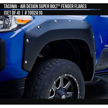Фендера Toyota Tacoma 2016-2025 чорний AIR DESIGN TO02A10 TO02A10 фото