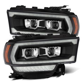 Передні фари RAM/Dodge Ram 2500 2019-2024 PRO серія чорні AlphaRex 880547 880547 фото