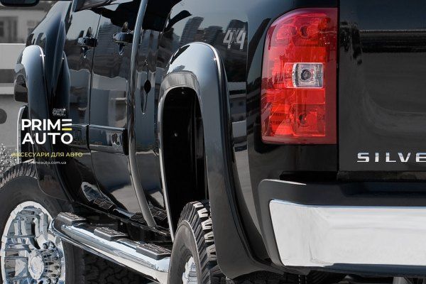 Розширювачі арок комплект 4 шт Chevrolet Silverado 1500 2007-2013 OE-style чорний Bushwacker 40923-02 40923-02 фото