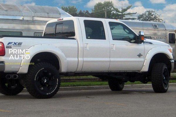 Розширювачі арок комплект 4 шт Ford F-250 Super Duty 2011-2016 Pocket-style чорний Bushwacker 20931-02 20931-02 фото