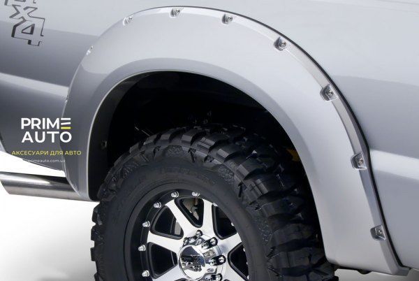 Розширювачі арок комплект 4 шт Ford F-250 Super Duty 2011-2016 Pocket-style чорний Bushwacker 20931-02 20931-02 фото