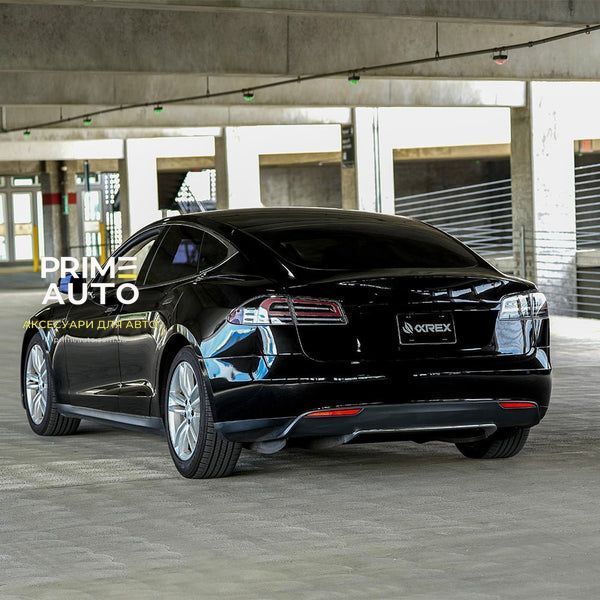 Задние фонари Tesla Model S 2012-2021 LUXX-Series Black-Red AlphaRex 601130 601130 фото