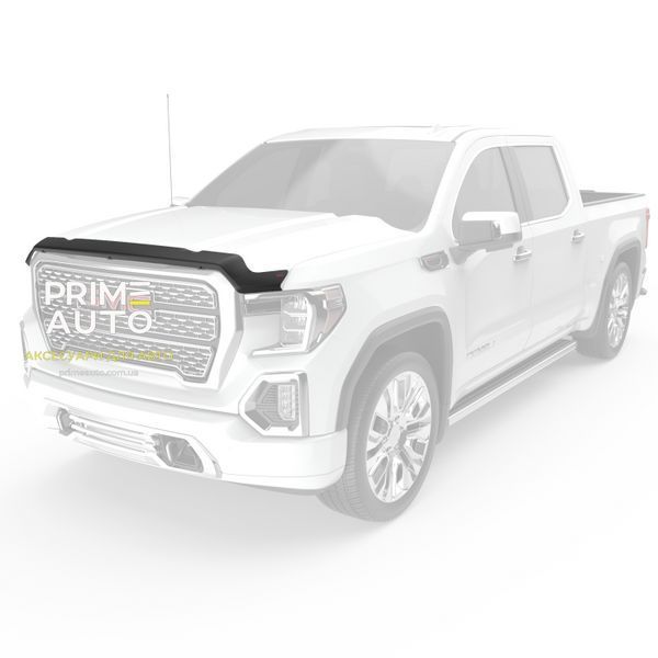 Дефлектор капота GMC Sierra 2019 - 2023 темный матовый EGR 301795 301795 фото