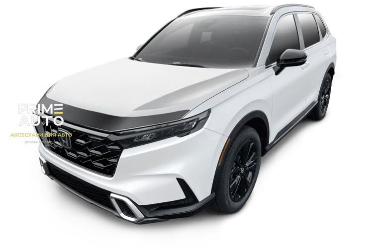 Дефлектор капота клеящий темно-дымчатый Honda CR-V 2023 - 2026 AVS 322242 322242 фото