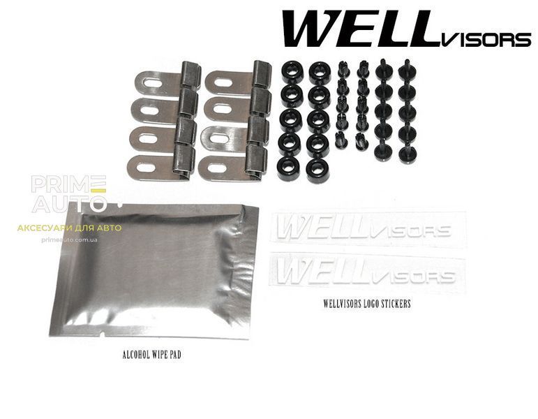 Дефлекторы окон к-т 4 шт Premium серия Volkswagen Golf 1999 - 2005 Hatchback Wellvisors 3-847VW006 3-847VW006 фото