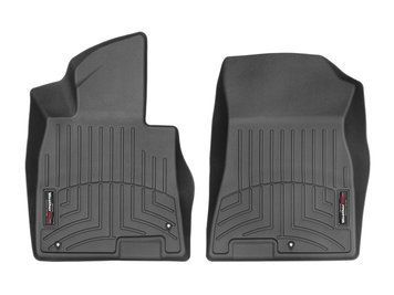 Килими автомобільні 3D Лайнери передні Hyundai Sonata 2020 - 2025 чорний WeatherTech 4415981 4415981. фото