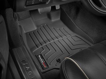Килими автомобільні 3D Лайнери передні Jaguar XJ 2011 - 2012 чорний WeatherTech 444471 444471 фото