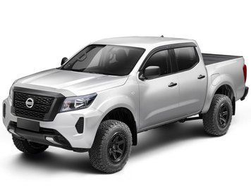 Дефлектор капоту клеючий Nissan Navara 2023- 2025 Aeroskin хромований AVS 622211 622211 фото