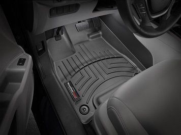 Килими автомобільні 3D Лайнери передні Honda Pilot 2016 - 2022 чорний WeatherTech 448391 448391 фото
